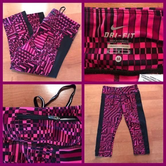 NWOT. Nike Dri-Fit athletic capri pants. - Picture 1 of 8